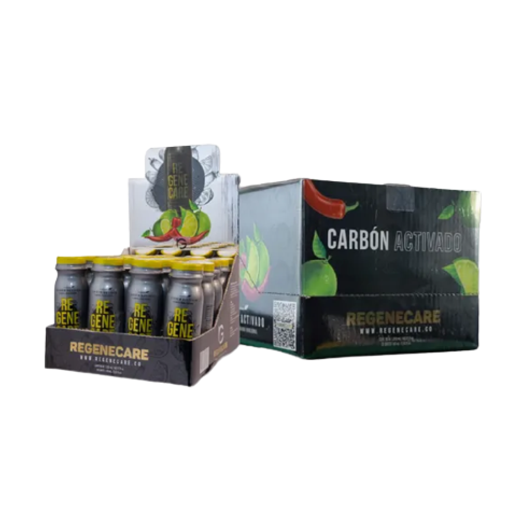 SHOT CARBÓN ACTIVADO